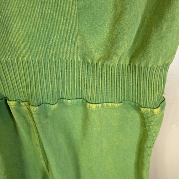 Free People Movement Good Karma Unitard Jumpsuit One Piece Disco Lime Size M/L - Picture 5 of 9